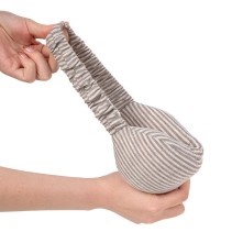 Cotton Striped Weighted Sleep Mask