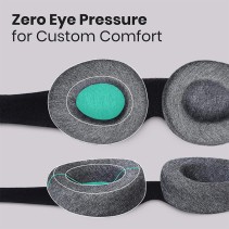 3D Memory Foam Eye Mask Breathable Sports Fabric
