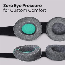 3D Memory Foam Eye Mask Breathable Sports Fabric