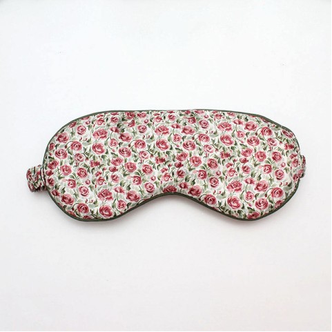 Full-Print Light-Blocking Satin Sleep Mask