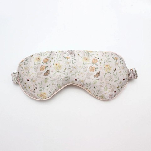 Full-Print Light-Blocking Satin Sleep Mask