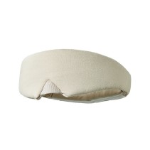 Beige blackout sleep mask