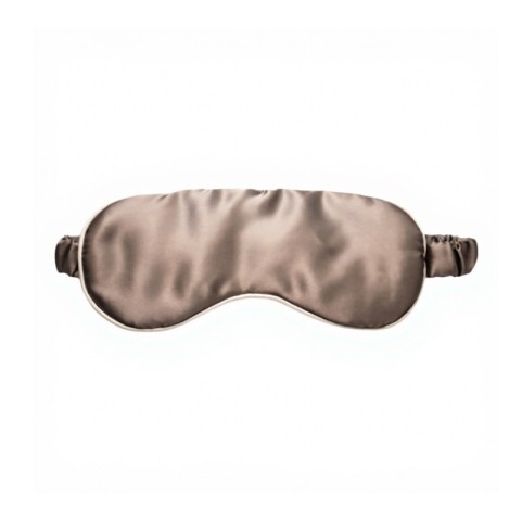 Brown satin sleep mask