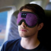 Wireless Bluetooth 3D Light-Blocking Sleep Mask for Side Sleepers