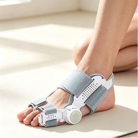 Adjustable and breathable toe corrector