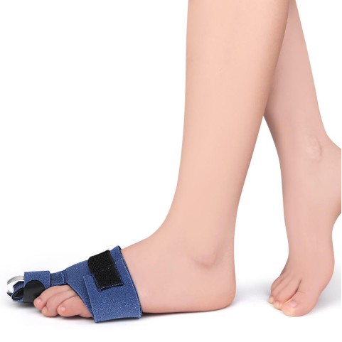 Blue comfortable adjustable toe corrector