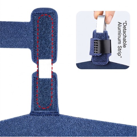 Blue comfortable adjustable toe corrector