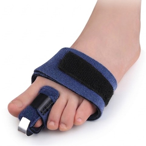 Blue comfortable adjustable toe corrector