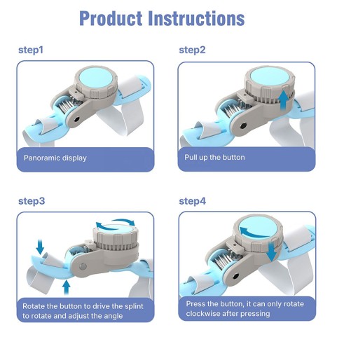Adjustable Toe Separator for Hallux Valgus Correction