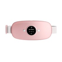 Smart Waist Massager with Digital Display Heat Therapy and Vibration