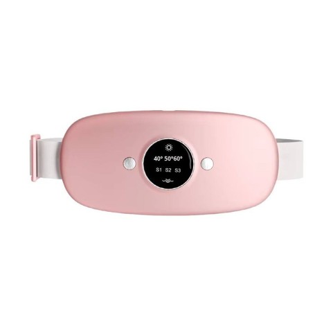 Smart Waist Massager with Digital Display Heat Therapy and Vibration