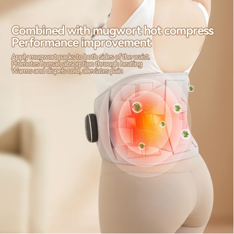 Grey Heated Waist Massager