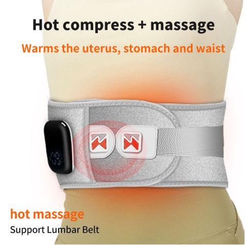 Smart Grey USB Heated Waist Massager