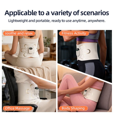 Heated USB Waist Massager with Music Function